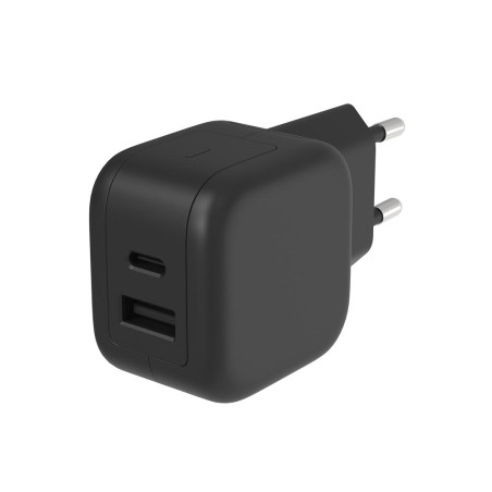 Chargeur USB rapide avec GaN Fast Technology - 2 sorties - USB-A & USB-C - 30W