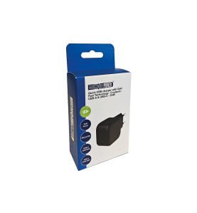 Chargeur USB rapide avec GaN Fast Technology - 2 sorties - USB-A & USB