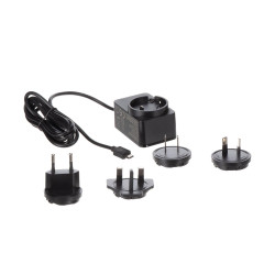 CHARGEUR UNIVERSEL AVEC CONNEXION MICRO USB - 5 V - 2.5 A avec 4 fiche
