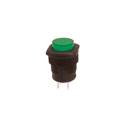 BOUTON-POUSSOIR OFF-(ON) AVEC LED VERTE - Velleman