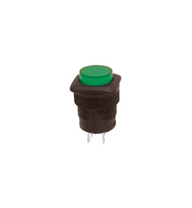BOUTON-POUSSOIR OFF-(ON) AVEC LED VERTE - Velleman