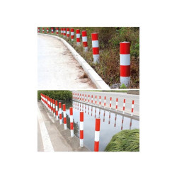 Adhésif réfléchissant 5cm x 10m - Rouge/Blanc