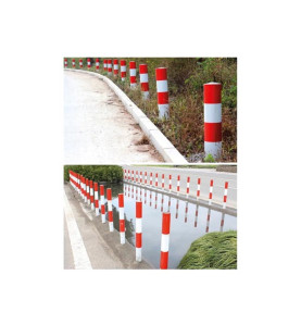 Adhésif réfléchissant 5cm x 10m - Rouge/Blanc - PRL