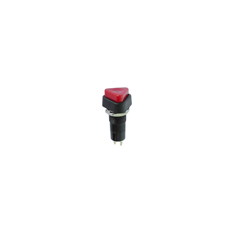 BOUTON-POUSSOIR OFF-(ON) ROUGE