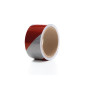 Adhésif réfléchissant en nid d'abeille 5cm x 5m - Rouge/Blanc