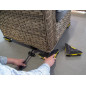 TRANSPORTEUR DE MEUBLES - RENFORCÉ - CHARGE MAX. 100 kg - 23 x 17 x 5,2 cm - 4 pcs