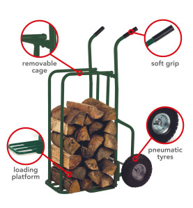 CHARIOT À BOIS - CHARGE MAX. 250 kg - PRL