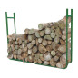 RANGE-BÛCHES - CHARGE MAX. 80 kg - 120 x 20 x 90 cm