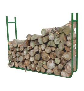RANGE-BÛCHES - CHARGE MAX. 80 kg - 120 x 20 x 90 cm - PRL