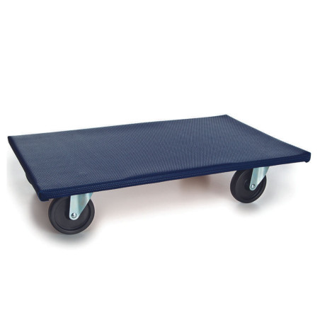 SUPPORT ROULANT POUR MEUBLES - RECTANGULAIRE - 650 x 400 mm - CHARGE M
