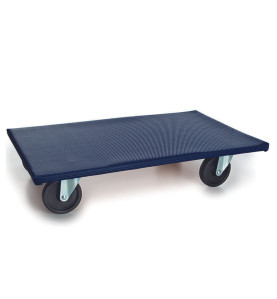 SUPPORT ROULANT POUR MEUBLES - RECTANGULAIRE - 650 x 400 mm - CHARGE M