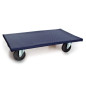 SUPPORT ROULANT POUR MEUBLES - RECTANGULAIRE - 650 x 400 mm - CHARGE MAX. 400 kg