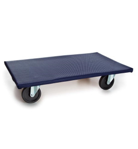 SUPPORT ROULANT POUR MEUBLES - RECTANGULAIRE - 650 x 400 mm - CHARGE M