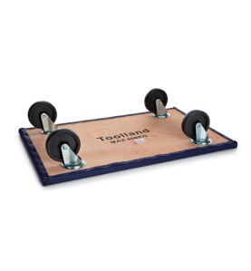 SUPPORT ROULANT POUR MEUBLES - RECTANGULAIRE - 650 x 400 mm - CHARGE M