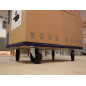 SUPPORT ROULANT POUR MEUBLES - RECTANGULAIRE - 650 x 400 mm - CHARGE MAX. 400 kg