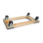 SUPPORT ROULANT POUR MEUBLES - RECTANGULAIRE - 760 x 460 mm - CHARGE MAX. 400 kg SUPPORT ROULANT POUR MEUBLES - RECTANGULAIRE - 760 x 460 mm - CHARGE MAX. 400 kg