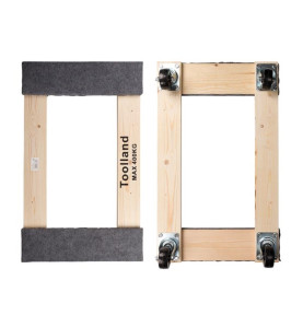 SUPPORT ROULANT POUR MEUBLES - RECTANGULAIRE - 760 x 460 mm - CHARGE M