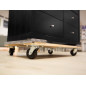 SUPPORT ROULANT POUR MEUBLES - RECTANGULAIRE - 760 x 460 mm - CHARGE MAX. 400 kg SUPPORT ROULANT POUR MEUBLES - RECTANGULAIRE - 760 x 460 mm - CHARGE MAX. 400 kg