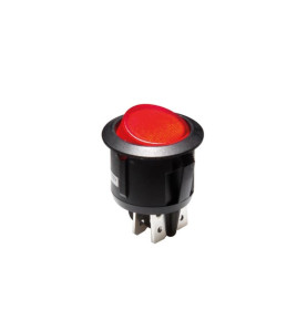 INTERRUPTEUR À BASCULE ILLUMINÉ - ROUGE - 2P/ON-OFF - Velleman