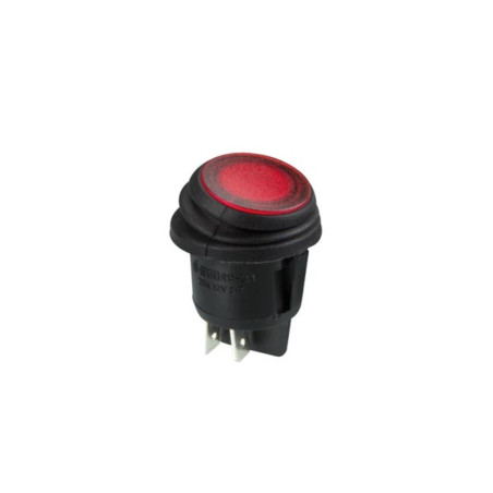 INTERRUPTEUR À BASCULE ILLUMINÉ - ROUGE - 2P/ON-OFF - Velleman