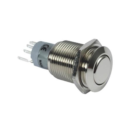 INTERRUPTEUR ROND MÉTALLIQUE SPDT 1NO 1NC - Velleman