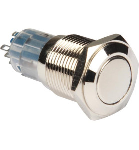 INTERRUPTEUR ROND MÉTALLIQUE DPDT 2NO 2NC - Velleman