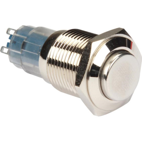 INTERRUPTEUR ROND MÉTALLIQUE HAUT DPDT 2NO 2NC - Velleman