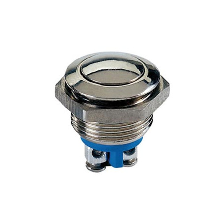 BOUTON-POUSSOIR ROND EN ACIER INOXYDABLE SPST 1NO - Velleman