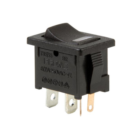 INTERRUPTEUR DE PUISSANCE A BASCULE 5A-250V SPST ON-OFF - AVEC LED ROU