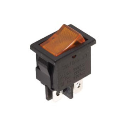 INTERRUPTEUR DE PUISSANCE A BASCULE 5A-250V DPST ON-OFF - AVEC TEMOIN 