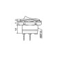 INTERRUPTEUR DE PUISSANCE A BASCULE 5A-250V SPST ON-OFF-ON INTERRUPTEUR DE PUISSANCE A BASCULE 5A-250V SPST ON-OFF-ON