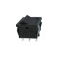 INTERRUPTEUR DE PUISSANCE A BASCULE 5A-250V DPDT ON-ON - NOIR INTERRUPTEUR DE PUISSANCE A BASCULE 5A-250V DPDT ON-ON - NOIR