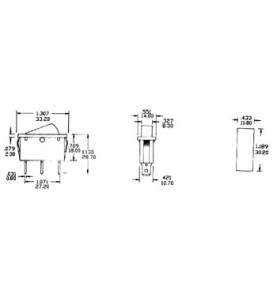 INTERRUPTEUR DE PUISSANCE A BASCULE 10A-250V SPDT ON-OFF - Velleman