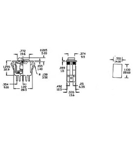INTERRUPTEUR DE PUISSANCE A BASCULE 10A-250V SPST ON-OFF - AVEC TEMOIN