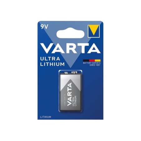 LITHIUM E-BLOCK 9V PROFESSIONNELLE - VARTA (1 pc/blister) - Velleman