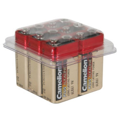 ALCALINE E-BLOCK 9V-500mAh (6 pcs/boîte) - Velleman