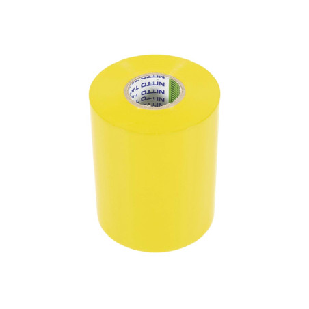 NITTO - RUBAN ADHESIF ISOLANT - JAUNE - 100 mm x 20 m - PRL