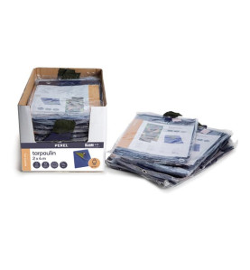 Bâche - Bleu/Vert - Standard - 2 X 4 M - PRL