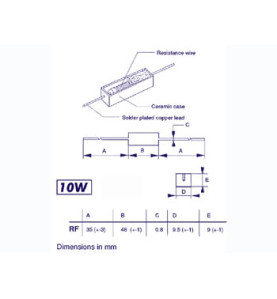 RESISTANCE 10W 8E2 - Velleman