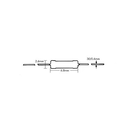 FUSIBLE A COUCHE METALLIQUE 0.22 ohm