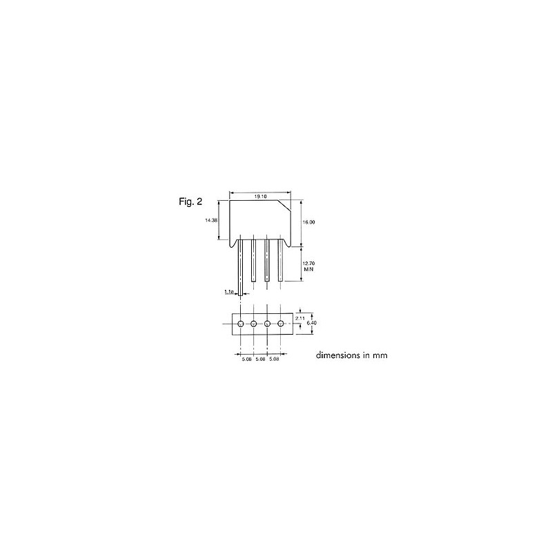 PONT DE REDRESSEMENT 50V-4A (RS401/L)
