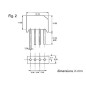 PONT DE REDRESSEMENT 50V-4A (RS401/L)