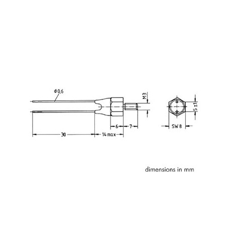 THERMISTANCE CTN - TYPE K45 - 6K8