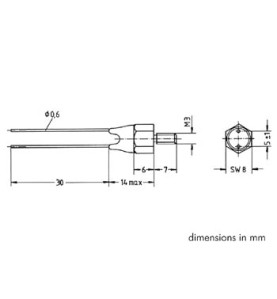 THERMISTANCE CTN - TYPE K45 - 6K8 - Velleman