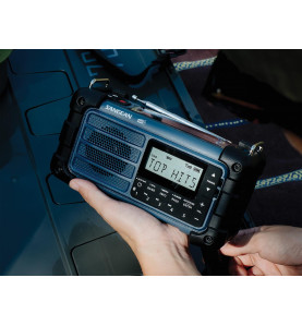 Radio d'urgence DAB+, FM, Bluetooth, Aux (oceanblue) - Velleman