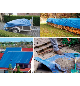 Bâche - Bleu/Vert - Standard - 4 X 5 M - PRL