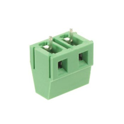 BORNIER PROFESSIONNEL, 2 PÔLES, VERT, AU PAS DE 7.5mm - Velleman
