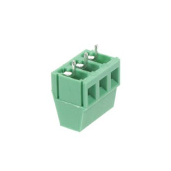 BORNIER À VIS PROFESSIONNEL, 3 PÔLES, VERT, AU PAS DE 5mm - Velleman