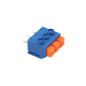 TERMINAL SANS VIS, 3 PÔLES, BLEU, PITCH 5mm TERMINAL SANS VIS, 3 PÔLES, BLEU, PITCH 5mm