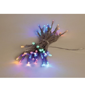 Showlight - 5 m - 40 LED - multicolore - câble transparent - double al